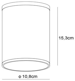 Lucide 27870/01/31 - Kúpeľňové stropné svietidlo TUBIX 1xE27/24W/230V IP54