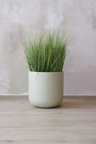 Okrúhly kvetináč CHICO, sklolaminát, priemer 40 x výška 40 cm, béžový