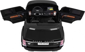 Ramiz Range Rover HSE dvojmiestne detské elektrické auto čierne SUV + ovládač na diaľkové ovládanie
