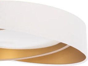 LED stmievateľné stropné svietidlo SM. GALAXY M. 24W/230V pr. 55 cm biela/béžová/zlatá + DO