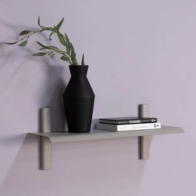 Taupe kovová polica 60 cm Hola – Spinder Design