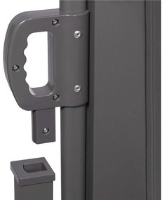 Bočná markíza 160 x 300 cm SPRINGOS AW0002 - tmavosivá