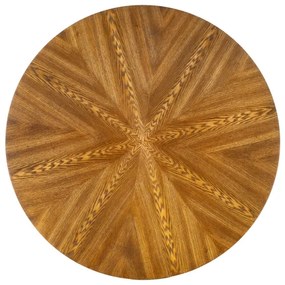 Jedálenský stôl CARMELO 75x100 cm čierna/hnedá