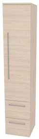Mereo, Mereo Bino, kúpeľňová skrinka vysoká 163 cm, pravá, Multidecor, Javor Hard šampanský, MER-CN698JHS2