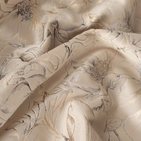 ZATEMŇOVACÍ ZÁVES NA KRÚŽKOCH CARMELA 140X250 CM KVETY