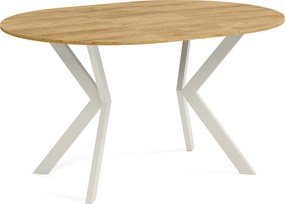 Okrúhly rozkladací jedálensky stôl DEVO Veľkosť: 90 - 128 cm