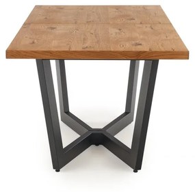 Jídelní rozkládací stůl Massive 160/250 cm dub artisan/černý