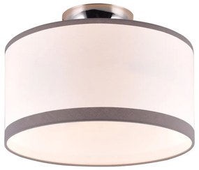 Sivé stropné svietidlo ø 30 cm Davos – Trio