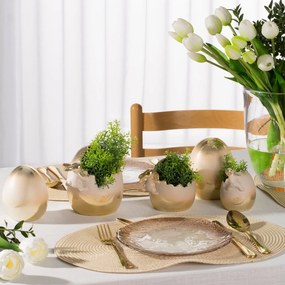 VEĽKONOČNÁ SOŠKA EASTER3 SADA 2 KS 9X9 CM VIACFAREBNÁ