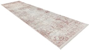 Koberec / behúň DISTIN 0828A ružový / púdrový / biely