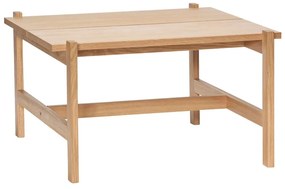 Konferenčný stolík s doskou v dubovom dekore v prírodnej farbe 80x80 cm Dash – Hübsch