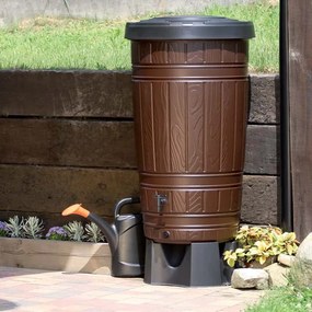Prosperplast Sud na dažďovú vodu WOODCAN 265 l - hnedý