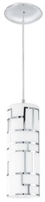 Eglo 92562 - Luster na lanku BAYMAN 1xE27/60W/230V