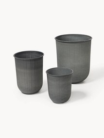 Súprava kvetináčov Out Stripe, 3 diely