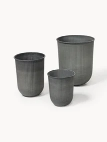 Súprava kvetináčov Out Stripe, 3 diely