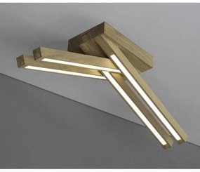 Spot-Light 2246474 - LED Prisadený luster LINUS 4xLED/4,5W/230V matný dub