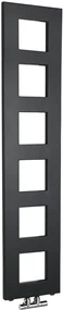 Sapho Sapho, BLOCK vykurovacie teleso 280x1330 mm, čierna matná, IR181