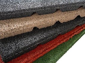 Gumová dlaždica ASLON 50 x 50 cm, čierna