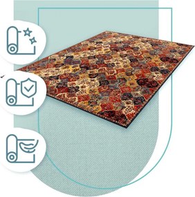 Koberec Agnella Optimal Vivina rubínový