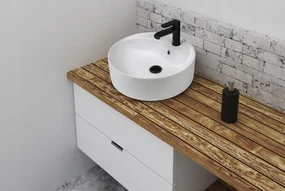 Invena Siros, umývadlová batéria, čierna matná, BU-90-004-A
