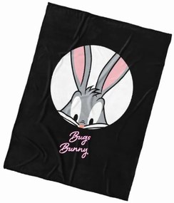 Mikroplyšová deka Bugs Bunny Black Art 150x200 cm