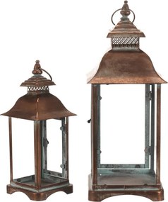 Set dvoch lampášov medený FUP577 (2 ks)