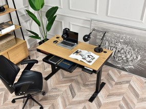 PC stolík Osto 120 (dub čierny + biela). Vlastná spoľahlivá doprava až k Vám domov. 1109816