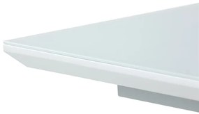 Autronic BONTEC Jedálenský stôl rozkladací 160x90cm, mdf, biela, HT-D1931 WT Farba: Biela