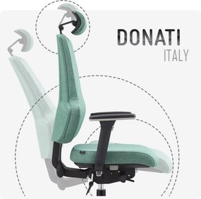 Ergonomická kancelárska stolička MOSH Elite F – zelená