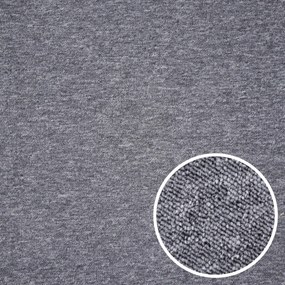 Betap, Metrážny koberec Vienna 78, na mieru, šíře 4m, šedá, ab (mriežka), chodba / predsieň