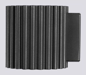 Čierne nástenné svietidlo ø 10 cm Zora – Sollux