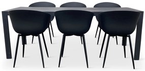 Záhradný jedálenský set Viking XL 190cm + 6x stolička Rikke
