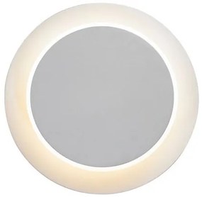 ITALUX LED stropné / nástenné moderné osvetlenie SENATO, okrúhle, biele