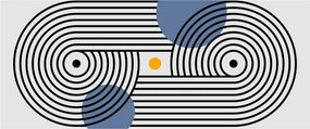 Obraz - Minimalistická abstrakcia N⁰3 (120x50 cm)
