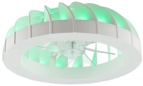 Brilliant - LED RGBW stropný ventilátor FANORA LED/30W/230V + DO