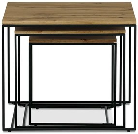 Autronic BONTEC Konferenčný stolík 60x60cm, mdf, divoký dub, AF-3008 OAK Farba: Hnedá