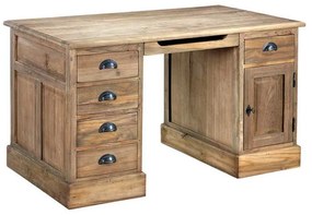 (3363) CATANIAS písací stôl z masívneho teakového dreva