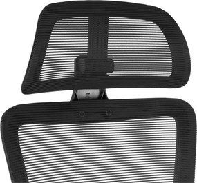 Kancelárska ergonomická stolička Neoseat LORELI — čierna, nosnosť 150 kg