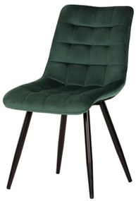 Jedálenská stolička Autronic 50x87 cm zelená látka CT-384 GRN4