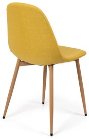 Noela Látková jedálenská stolička MARIE žltá