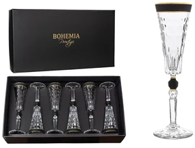 BOHEMIA PRESTIGE CONTE MODERN POHÁR NA ŠAMPANSKÉ 170ML SADA 6 KS