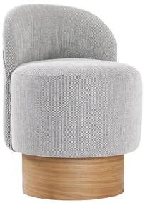 Detské kreslo RIKI 40x47 cm sivé