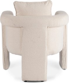 Designové křeslo Gala krémové