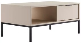 Konferenčný stolík Austin 100 cm kašmír/čierna