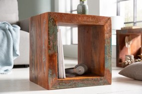Dizajnový odkladací stolík Jacktar 45 cm recyklované drevo