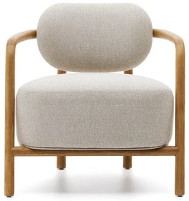 Béžové kreslo Melqui – Kave Home