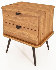 Nočný stolík z dubového dreva v prírodnej farbe Kula - The Beds