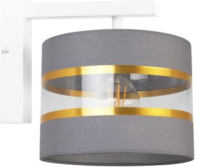Nástenné svietidlo Elegance, 1x textilné tienidlo (výber zo 6 farieb), (výber z 2 farieb konštrukcie), g
