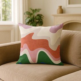 Obliečka na vankúš 43x43 cm Squiggly Breeze – Mila Home