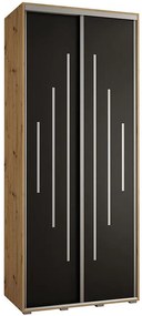 Skriňa 45 Canaris 12 100 artisan/čierna/silver